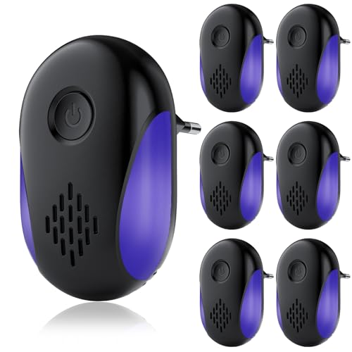 2025 Upgraded Ultrasonic Pest Repeller,mice repellent for Plug-In,Bug Repellent for Indoor Pest Control for Mice, Mosquitoes, Spiders, Cockroaches, Ants, Flea, Vermin Harmless to Pets and Human