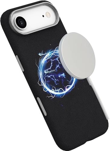 Coque magnétique iPhone Air cuir eSTUFF Infinite Venice noir antichoc GRS