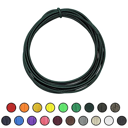 SGT KNOTS Marine Grade Bungee Cord - 100% Elastic Cord, Dacron Polyester Bungee Shock Cord for DIY, Tie Downs, Commercial | 1/8" x 10ft, EmeraldGreen - Thumbnail 7