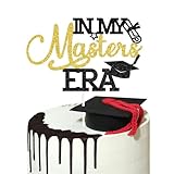 In My Masters Era Cake Topper, Masters Degree Survivor, Congrats Grad, Class of 2026 College University Graduation Party Decorations