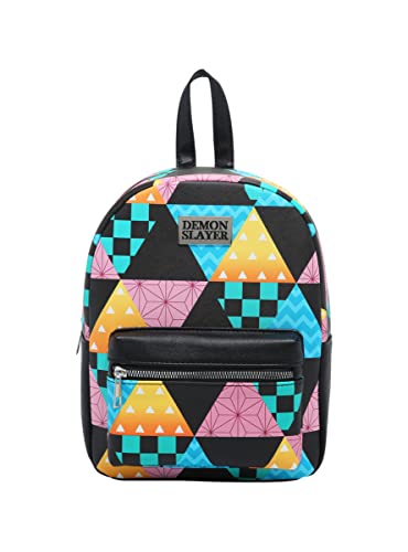Demon Slayer: Kimetsu No Yaiba Patchwork Mini Backpack