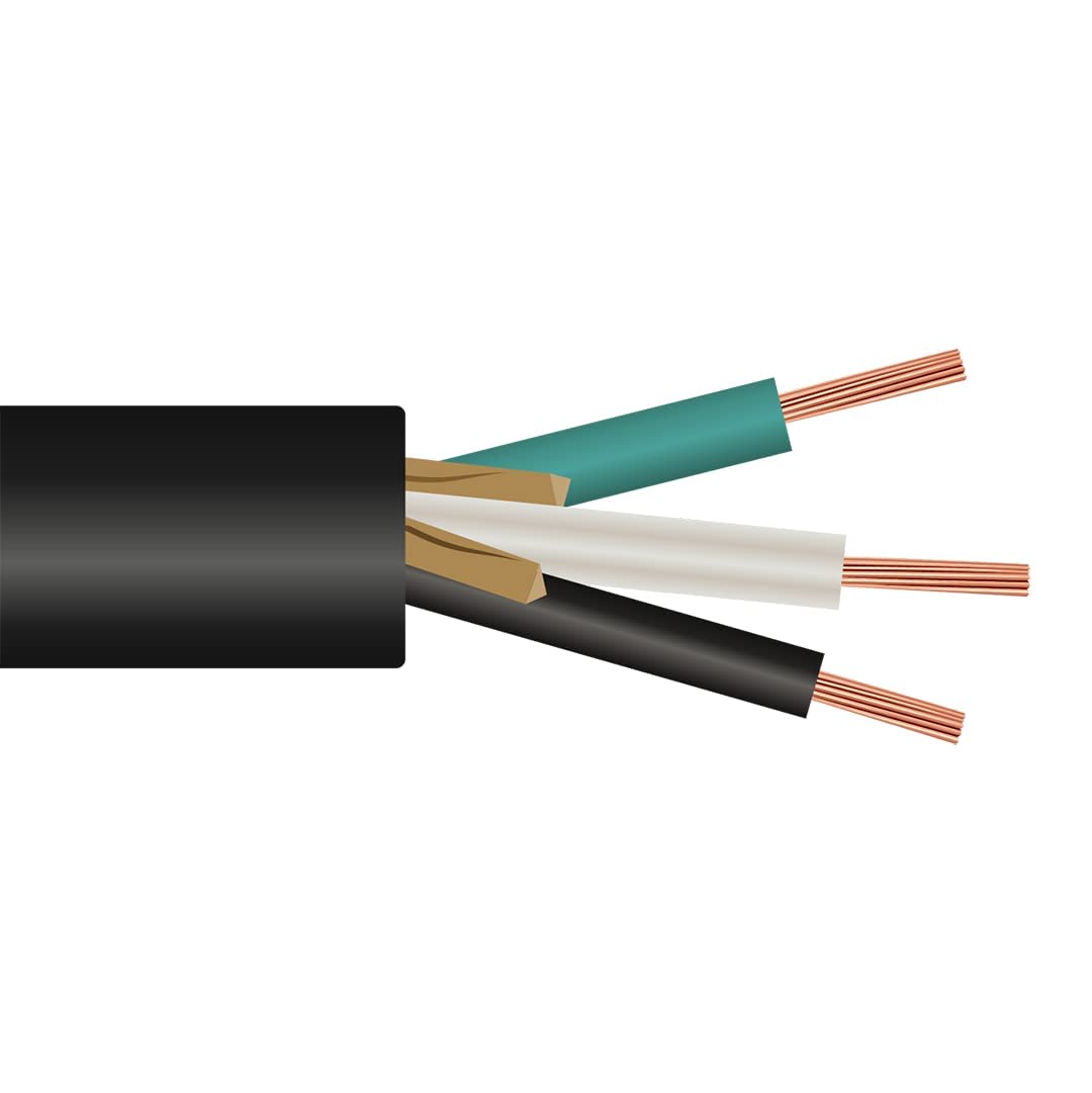 Nassau Electrical Supply 500' 16/3 SOOW SO Portable Power Cord Outdoor Durable Flexible Wire Cable 600V