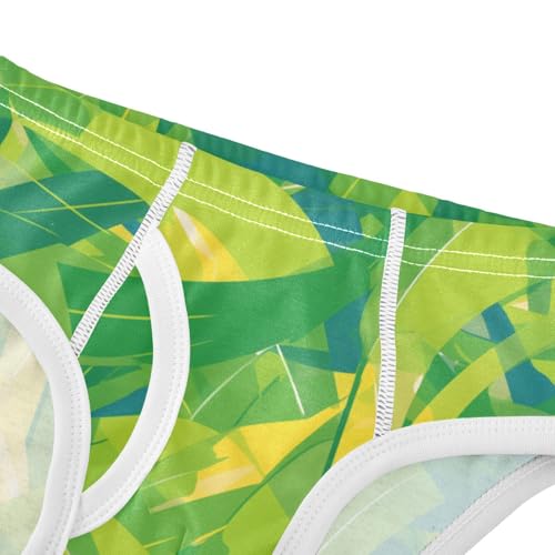 Green Camouflage Texture Illustrations Little Boys Cotton Kids Underwear Breathable Children Undies4