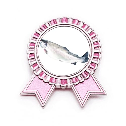 Broche Ocean Fish Rose M en Métal idéale pour sublimer un blazer en soirée
