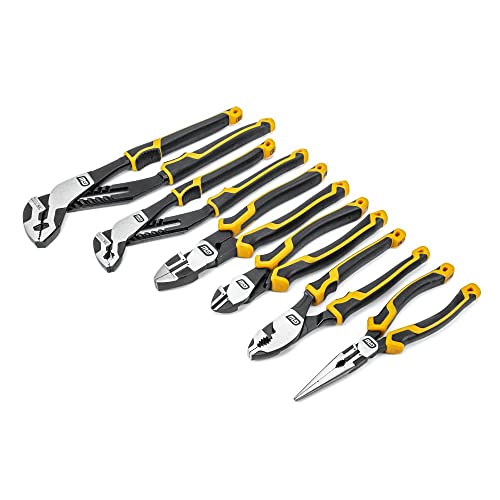 GEARWRENCH 6 Pc. Pitbull Dual Material Mixed Plier Set - 82204C by GEARWRENCH - Used condition - US$71.48