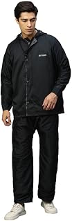 Citizen Reversible Raincoat for Men with Adjustable Hood, Waterproof Pant and Carry Pouch | Durable & Lightweight 190T Pol... — Raincoats