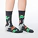 Good Luck Sock Women's Jurassic Dinosaurs Socks, Adult, Shoe Size 5-9