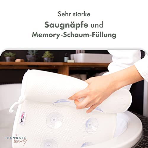 Nackenkissen für Badewanne TranquilComfort mit Saugnäpfen