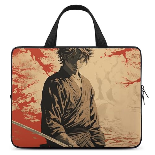 Sacoche ordinateur portable 17 pouces sac bandoulière dessin épée