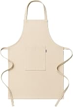 Artexia Kitchen Apron, Kitchen Apron for Men and Women, Recycled Cotton, 180 g/m², with Front Pocket, 60 x 90 cm