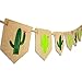 Burlap Fiesta Party | Cactus Decor | Taco Party | Cactus Party Supplies | Birthday Decorations | Cactus Wall décor | Cactus Banner | Nursery décor| Mexican Theme Banner | Fiesta Cactus Sombrero Salsa