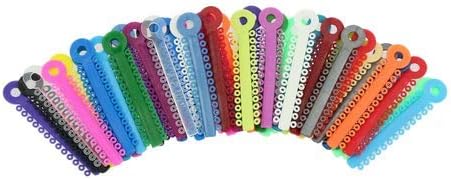 DDM International Ligature Ties Assorted Colors, 26 Ties/Strip, 1040/Pk. Excellent