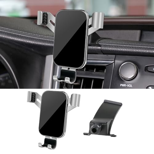 LUNQIN Car Phone Holder for Toyota Highlander 2014 2015 2016 2017 2018 2019 Auto Accessories Best Cell Phones Mount Cellphone Mobile Cradle Charging GPS Stand