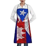 Schürzen Porto Rico Und Kambodscha Kambodschanische Dreiecksflagge Unisex Apron Lustige Arbeitsschürzen Für Salon Restaurant Köche