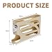 JiaQuenWex Egg Holder, Rolling Egg Storage Box for Fridge Door, Egg Boxes