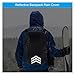 LINYpA66 Backpack Rain Cover Waterproof Rucksack Cover Non-Slip Backpack Rain Outdoor Protective Travel Hiking Camping Climbing Black(M Black)