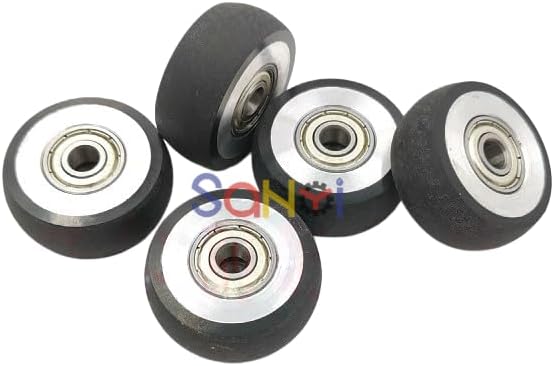 1 PC 35x6x14mm Polyurethane Feed Roller with Bearing for Printing Press