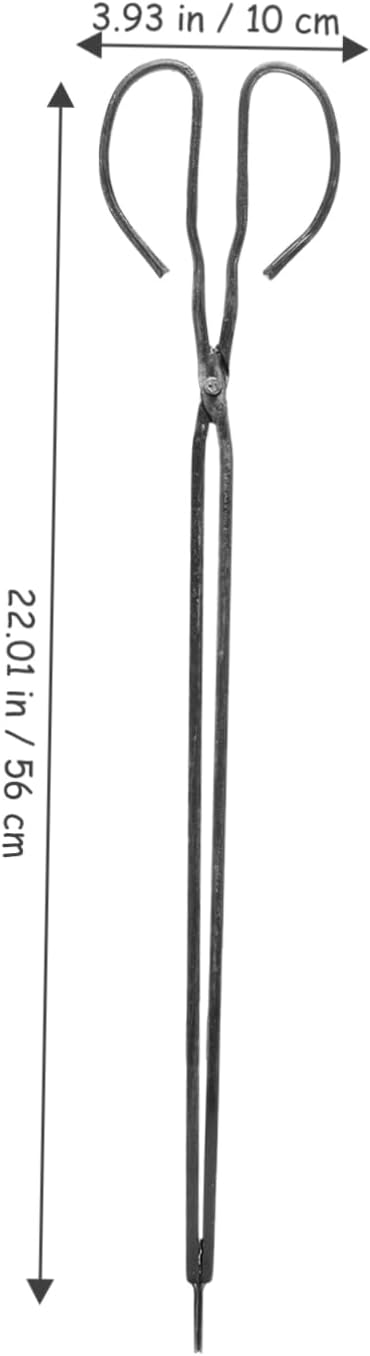 Outdoor Fireplace Logs Clip Sturdy Grill Tongs Bbq Clamp Comfortable Grip for Home Restaurant