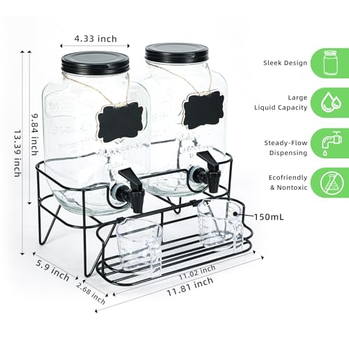 2-Sets-1-Gallon-Laundry-Detergent-Dispenser-with-Stand-Measuring-Cup-Glass-Laundry-Detergent-Containr-for-Laundry-Room-Organization