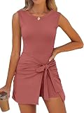 Caracilia Bodycon Tie Waist Romper