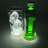 Una evolución en el diseño del posavasos tradicional que, se adhiere al recipiente, absorbe el agua de condensación e ilumina la bebida