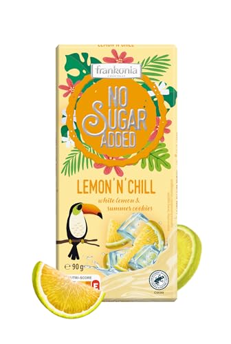 frankonia CHOCOLAT Limited Summer Edition Lemon ´n´Chill - Weiße Lemon & Cookies Schokolade, 90 g