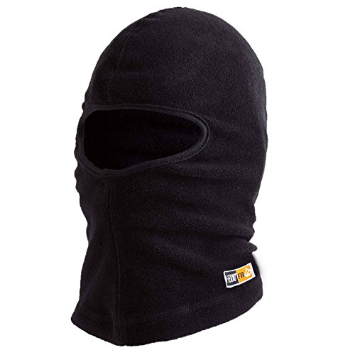 Fr Rated Balaclava, Winter Face Mask, Thermal Fire Resistant Modacrylic Fleece, Ergodyne N-Ferno 6828,Black #TOP7