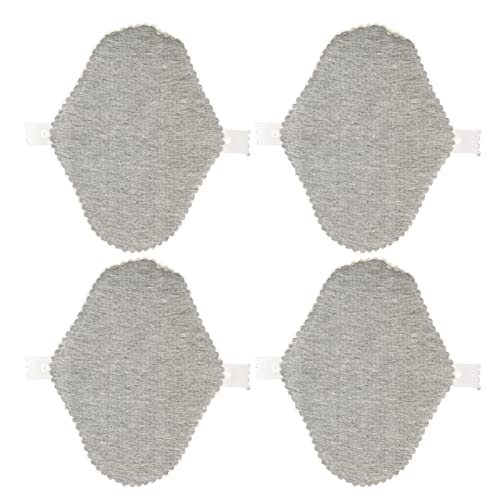 Protegeslips de Tela de Grafeno Altamente Absorbente Transpirable Reciclable 4 Compresas Sanitarias Lavables para Mujer Período Menstrual (M)