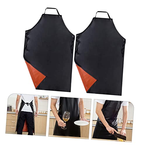 HEMOTON 10 Stk Grillpartyschürze Einwegschürzen Erwachsene Grillschürze Herren Plastikschürzen Einweg Erwachsene Schürze Für Die Küche Männer Und Frauen Pvc Kochutensilien Haushalt – Bild 6