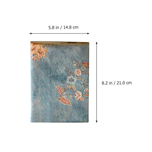 NUOBESTY Capa de livro tamanho A5, capa de livro ajustável, protetor de livro