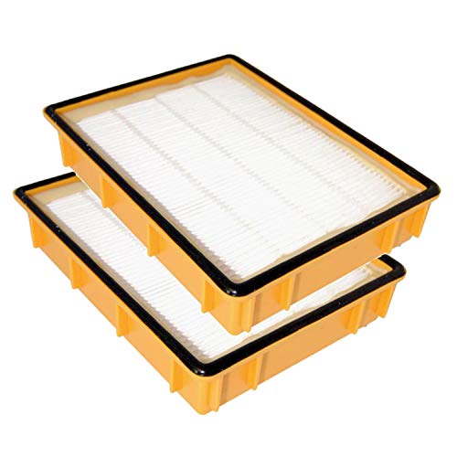 HQRP 2-Pack HEPA Filter compatible with Eureka HF-2 Boss SmartVac 4870 series 4870HZ 4870MZ 4870MZX 4870PZ 4870GZX 4870HZX 4870T 4870SZ 4870SZX Upright Vacuum Cleaners