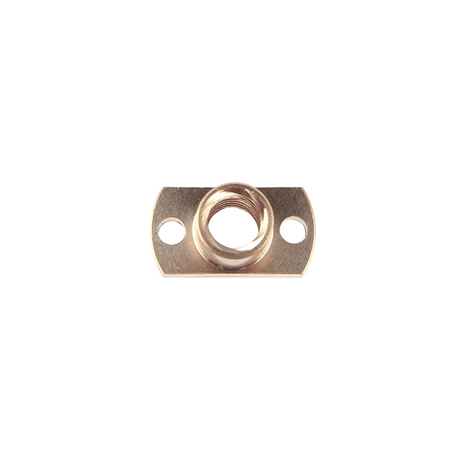 Linear Motion CNC Ball Screw T8 Lead Screw H Nut Flange Brass Nut Pitch 1mm/2mm Lead1/2/4/8/10/12mm/14 Mm Trapezoidal Lead Screw Nut(Pitch 2mm Lead 10mm)