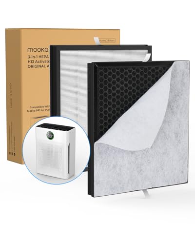 2 Pack MOOKA PR1 HEPA Air Purifier Filters
