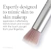 RMS Beauty Skin2Skin Blush Brush - Dual Technology & Ultra-Soft Bristles Ensure Right Amount of Color for Makeup Application - Made with Synthetic Fibers, Vegan & Cruelty-Free (1 Count)