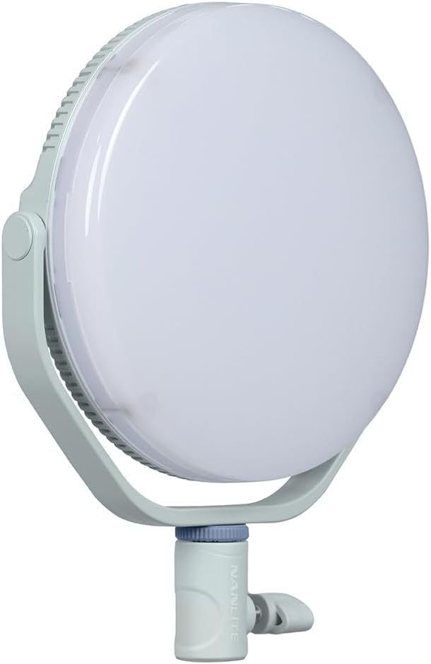 Nanlite Miro 30C LED RGB Round Panel Light (Mint Blue) image 4