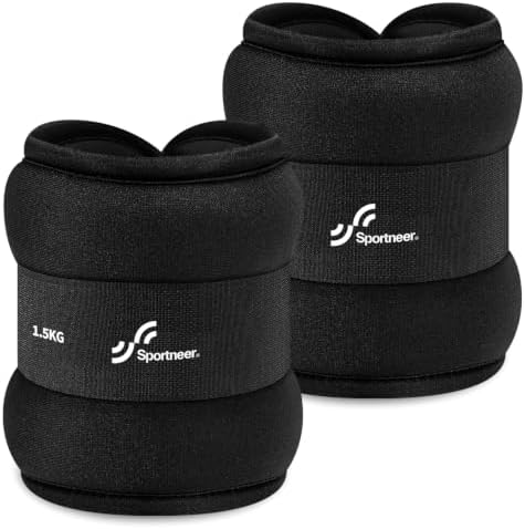 Sportneer Knöchelgewichte für Beine und Arme - Gewichtsmanschetten Set für Frauen und Männer für Krafttraining, Laufen, Walking, Fitness