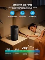 GoveeLife Mini-Luftreiniger Schlafzimmer mit Alexa-App-Steuerung Schwarz – Ansicht 5