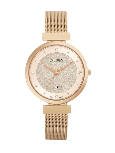 See full amazon price history chart for Alba Stainless Steel Women Analog Wristwatch Ah7Ca0X1, Rose Gold Dial, Rose Gold Band Alba Stainless Steel Women Analog Wristwatch Ah7Ca0X1, Rose Gold Dial, Rose Gold Band (B0CD81HBZ3) Amazon Price History, Amazon Price Tracker