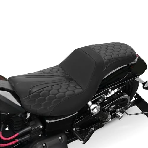 Selle passager moto Dyna finition haut de gamme pour Low Rider
