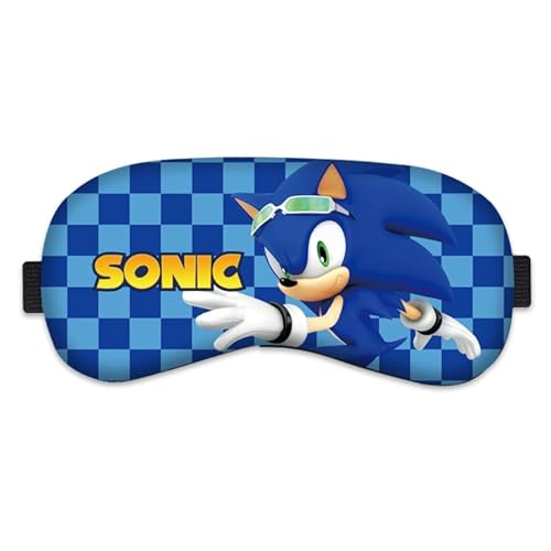 ソニックシリーズ アイマスク 睡眠用 男女兼用 可愛い 面白い 遮光 眼罩 安眠 快眠 キャラクターグッズ 不眠 昼寝 旅行 飛行機 光漏れなし 通気性 圧迫感なし 低反発素材 サイズ調整自由