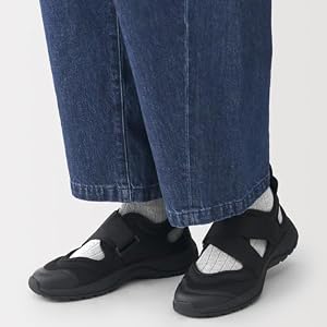 MUJI Unisex Adults' Sneakers Sandals, Black, 8 US : Amazon.sg: Fashion