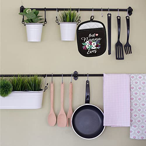 Zjxhpo Nonna Cooking Gift Best Nonna Ever Baking Hot Pads Grandma Pot Holder Grandma Oven Mitts Gift Nonna Appreciation Gift (Nonna Holder) #TOP3