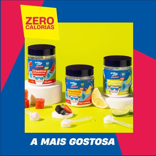 +Mu Creatina Monohidratada 100% pura Sem Sabor - 500g