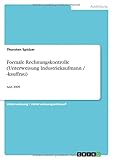  Formale Rechnungskontrolle (Unterweisung Industriekaufmann / -kauffrau): AdA 2009