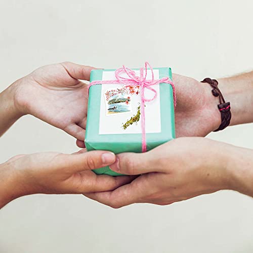 Navy Peony Imperial Japan Travel Stickers (29pcs) – Small Hand-Drawn Art for Scrapbooks, Journals