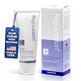 Rejuvaskin Scar Esthetique Silicone Scar Cream, Advanced Keloid & Surgical Scar Treatment, Fades Discoloration & Acne Scars with Onion Extract, Arnica & Vitamin C 60mL