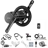 【Anforderungen an den Einbau】Passend für V-Bremse und Scheibenbremse, nicht passend für Rücktrittbremse. Nur geeignet für Drive Chain System, nicht geeignet für Drive Belt System. Kompatibel 68-73MM Tretlagerlänge, Innendurchmesser des Tretlagers innerhalb 34-36mm. Laden Sie das Dokument des Tretlagers (Kompatibilitätsleitfaden) und Unterrohr Batterie Größendiagramm (Size Guide) auf der Produktseite, einfach zu überprüfen, ob für Ihr Fahrrad passt, keine Verschwendung Ihrer Zeit.