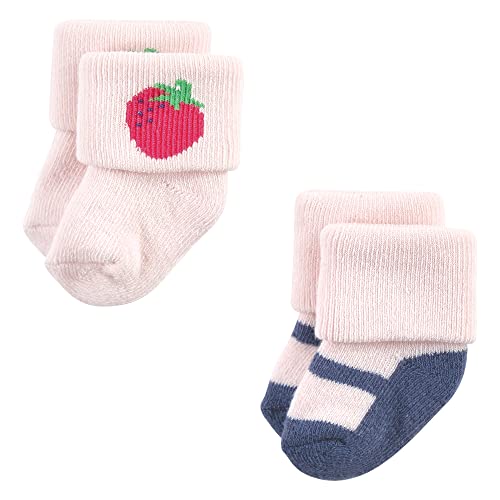 Image of Hudson Baby Baby 8-pack Cotton Rich Newborn and Terry Socks
