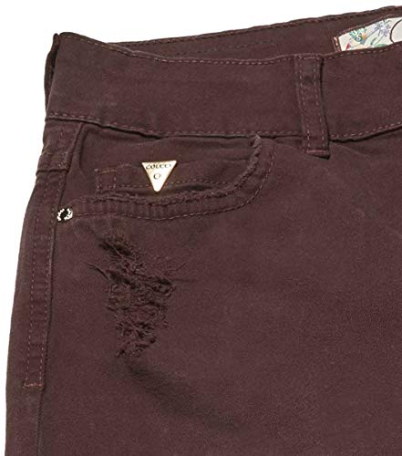 Bermuda Colcci Sarja Bia Destroyed Feminino, Marrom Underground, 42