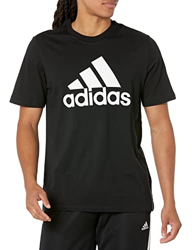 Adidas Men's Essentials Big Logo T-Shirt, Black/White, X-Large Tall #TOP15